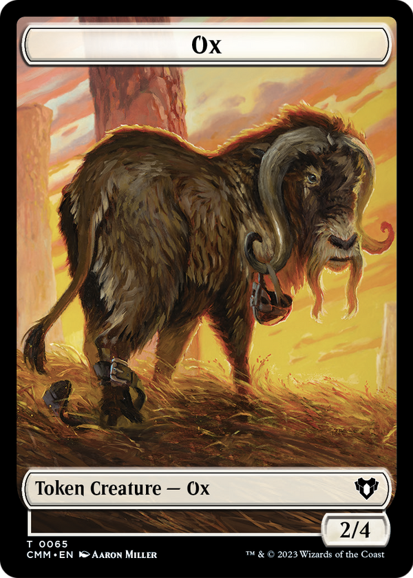 Ox (TCMM-065) - Commander Masters Tokens