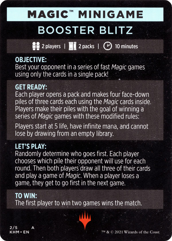 Booster Blitz (MKHM-002) - Kaldheim Minigames