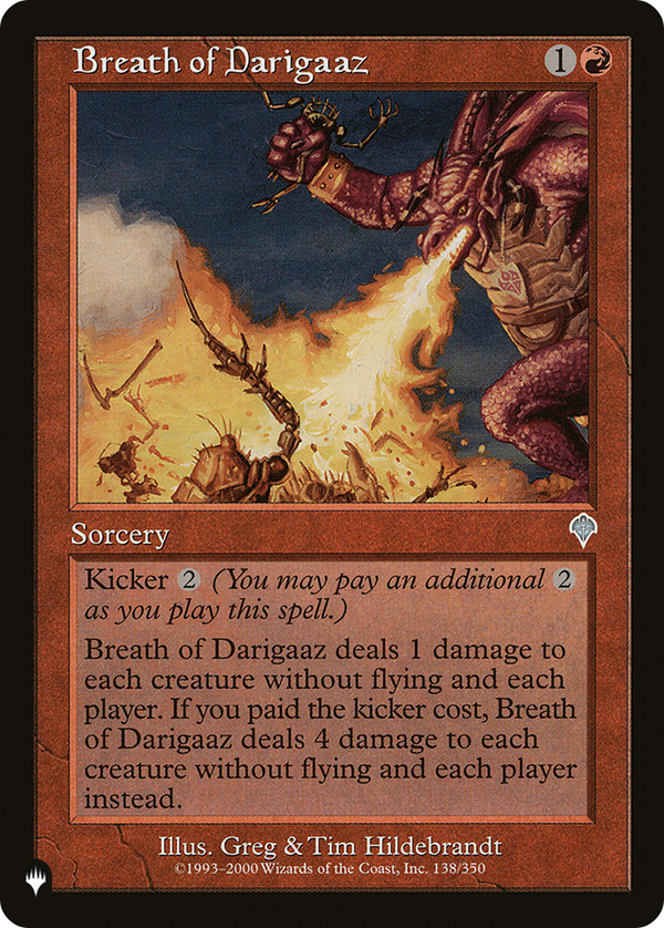 Breath of Darigaaz (LIST-INV-138) - The List