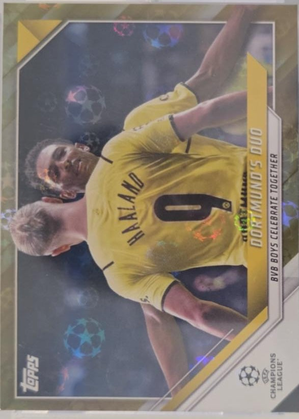 2021-22 Jude Bellingham, Erling Haaland [Yellow Foil] #37