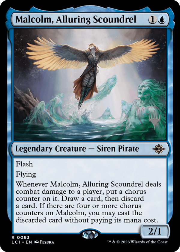 Malcolm, Alluring Scoundrel (PPLCI-063) - The Lost Caverns of Ixalan Promos
