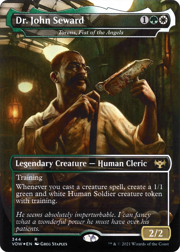 Dr. John Seward - Torens, Fist of the Angels (VOW-344) - Innistrad: Crimson Vow / Dr. John Seward (Borderless)