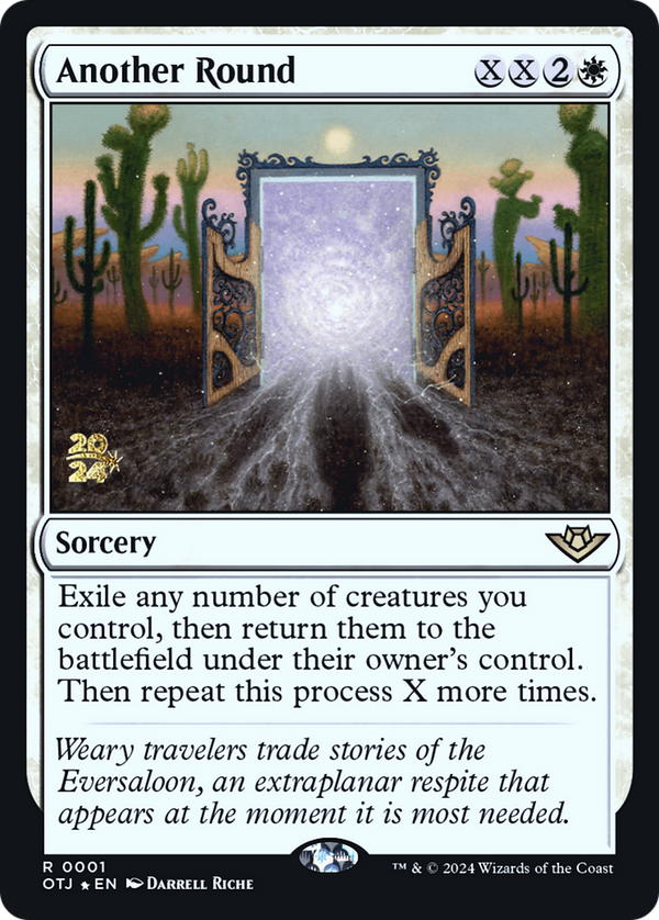 Another Round (PRE-001) - Outlaws of Thunder Junction Promos Foil