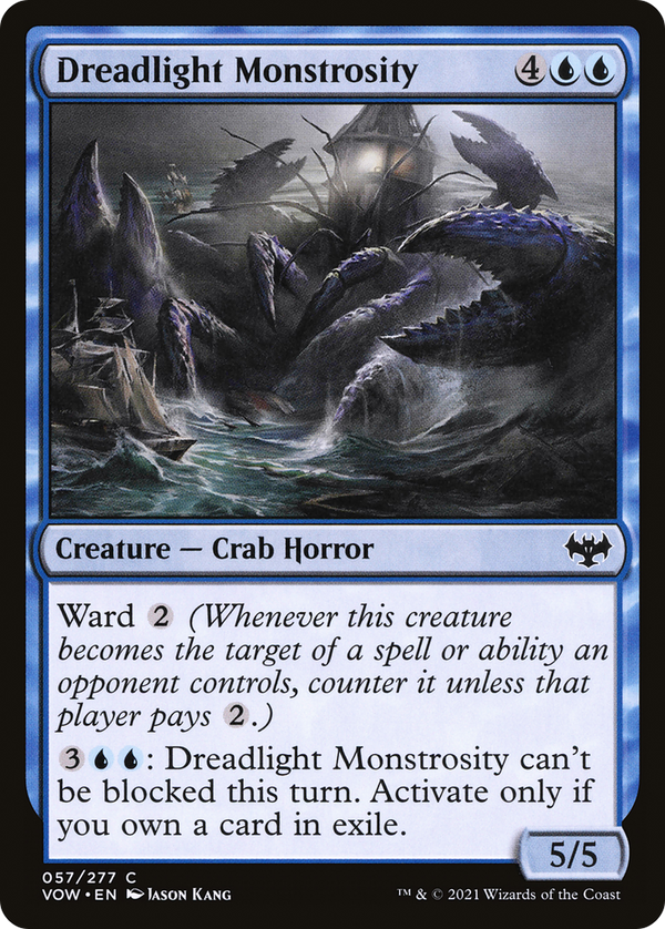 Dreadlight Monstrosity (VOW-057) - Innistrad: Crimson Vow Foil