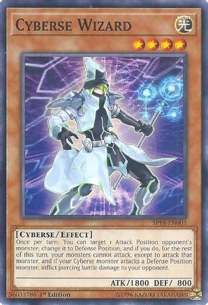 Cyberse Wizard (SP18-EN003) - Star Pack VRAINS 1st Edition