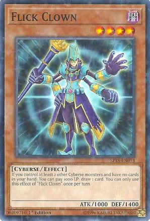 Flick Clown (Starfoil) (SP18-EN013) - Star Pack VRAINS 1st Edition