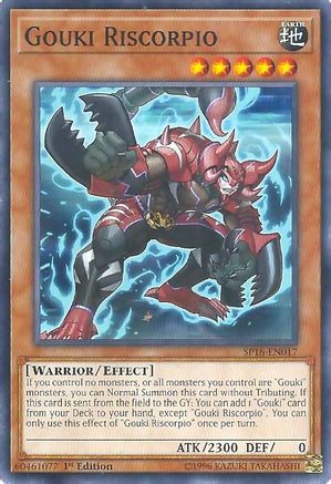 Gouki Riscorpio (SP18-EN017) - Star Pack VRAINS 1st Edition