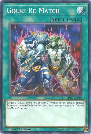 Gouki Re-Match (SP18-EN039) - Star Pack VRAINS 1st Edition