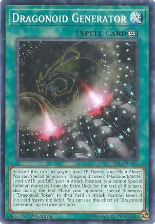 Dragonoid Generator (Starfoil) (SP18-EN041) - Star Pack VRAINS 1st Edition