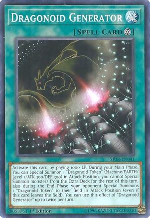 Dragonoid Generator (SP18-EN041) - Star Pack VRAINS 1st Edition