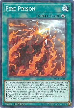 Fire Prison (Starfoil) (SP18-EN043) - Star Pack VRAINS 1st Edition