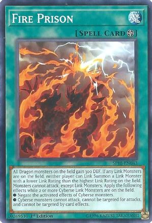 Fire Prison (SP18-EN043) - Star Pack VRAINS 1st Edition