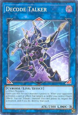 Decode Talker (Starfoil) (SP18-EN031) - Star Pack VRAINS 1st Edition