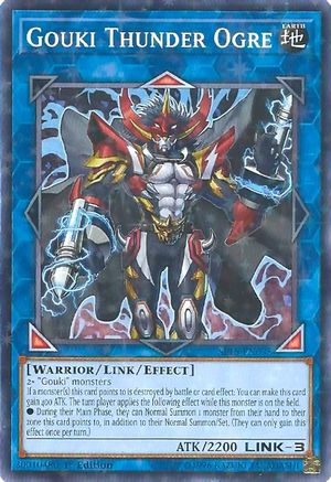 Gouki Thunder Ogre (Starfoil) (SP18-EN035) - Star Pack VRAINS 1st Edition