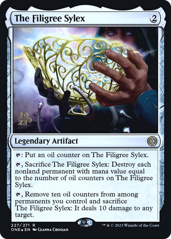 The Filigree Sylex (PRE-227) - Phyrexia: All Will Be One Promos Foil