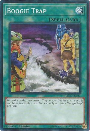 Boogie Trap (SR06-EN027) - Structure Deck: Lair of Darkness 1st Edition
