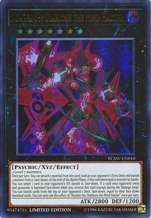 Number 89: Diablosis the Mind Hacker (YCSW-EN010) - Yu-Gi-Oh! Championship Series Prize Cards Limited