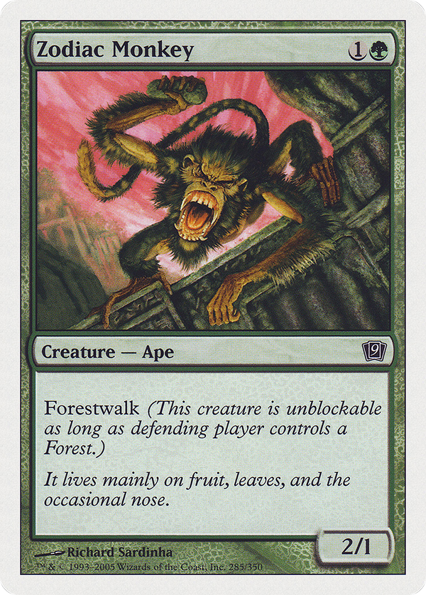 Zodiac Monkey (9ED-) - 9th Edition Foil