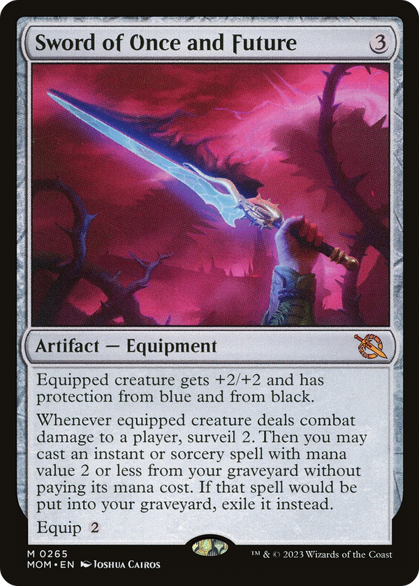 Sword of Once and Future (MOM-265) - March of the Machine Foil