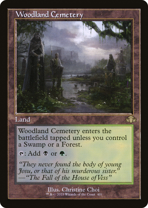 Woodland Cemetery (Retro Frame) (DMR-401) - Dominaria Remastered