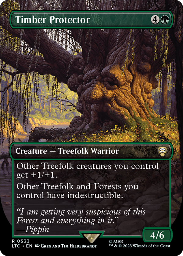 Timber Protector (Borderless) (LTC-533) - Tales of Middle-earth Commander