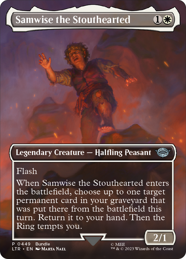 Samwise the Stouthearted (Borderless) (LTR Bundle) (UMP-449) - Unique and Miscellaneous Promos