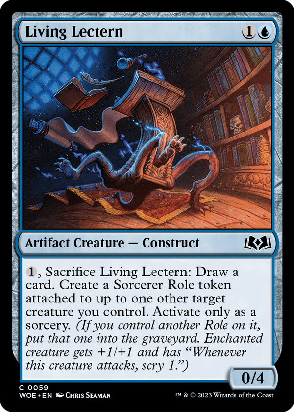 Living Lectern (WOE-059) - Wilds of Eldraine