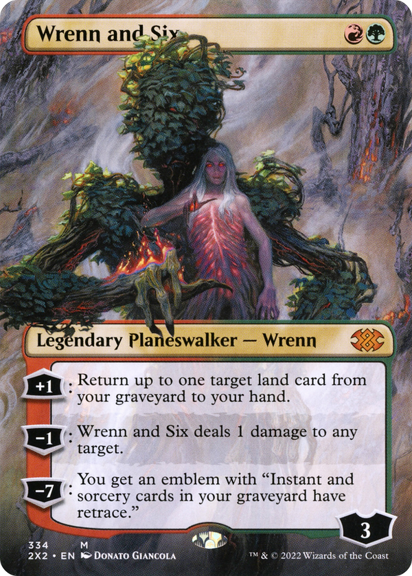 Wrenn and Six (Borderless) (2X2-334) - Double Masters 2022