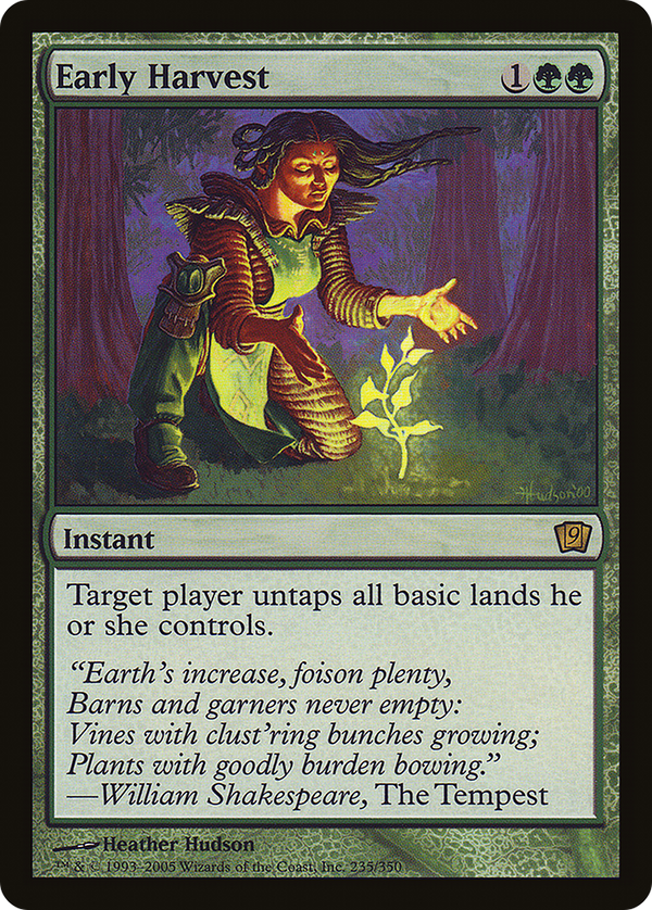 Early Harvest (9ED-235) - 9th Edition