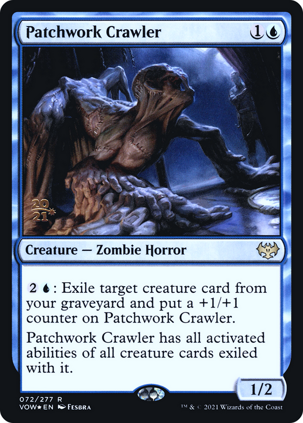 Patchwork Crawler (PRE-072) - Innistrad: Crimson Vow Promos Foil
