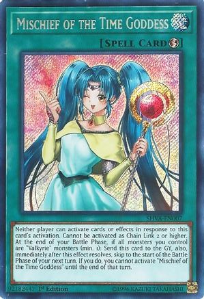 Mischief of the Time Goddess (SHVA-EN007) - Shadows in Valhalla 1st Edition
