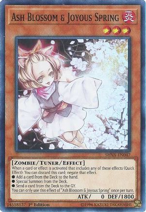 Ash Blossom & Joyous Spring (SHVA-EN047) - Shadows in Valhalla 1st Edition