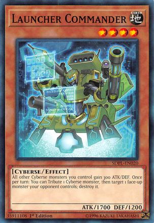 Launcher Commander (SDPL-EN020) - Structure Deck: Powercode Link 1st Edition
