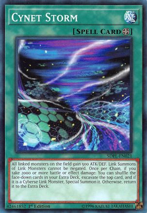 Cynet Storm (SDPL-EN021) - Structure Deck: Powercode Link 1st Edition