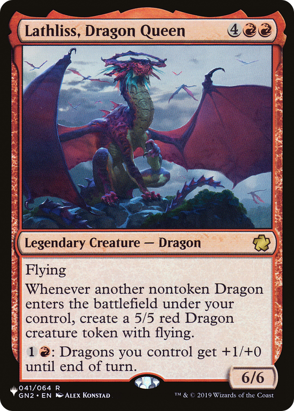 Lathliss, Dragon Queen (LIST-GN2-41) - The List