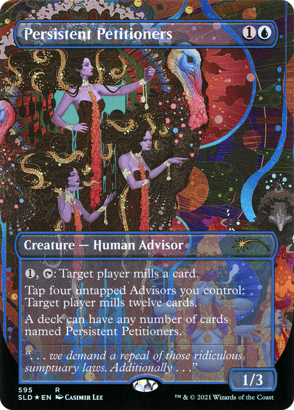 Persistent Petitioners (595) (SLD-595) - Secret Lair Drop (Borderless) Foil
