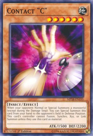 Contact "C" (MP18-EN195) - 2018 Mega-Tins Mega Pack 1st Edition