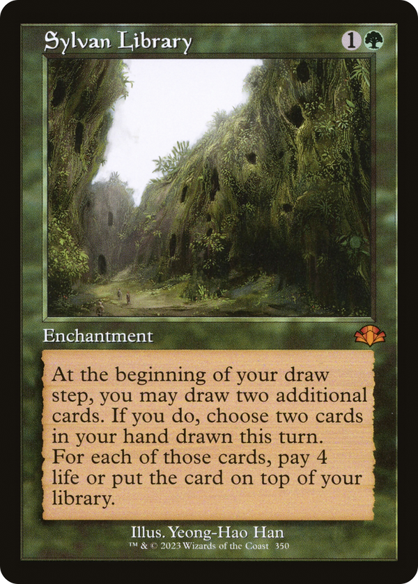 Sylvan Library (Retro Frame) (DMR-350) - Dominaria Remastered Foil