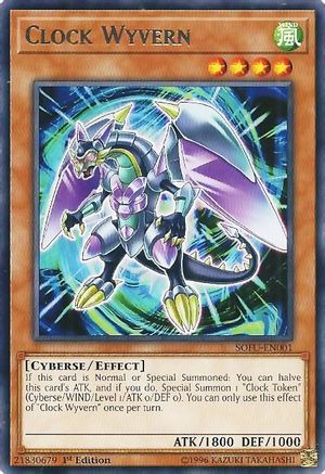 Clock Wyvern (SOFU-EN001) - Soul Fusion 1st Edition