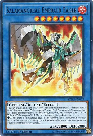 Salamangreat Emerald Eagle (SOFU-EN033) - Soul Fusion 1st Edition