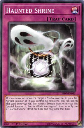 Haunted Shrine (SR07-EN035) - Structure Deck: Zombie Horde 1st Edition