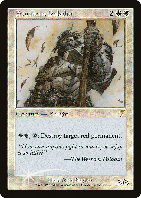 Southern Paladin (7ED-46★) - 7th Edition Foil