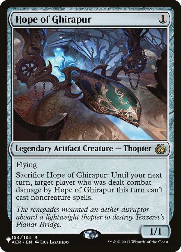 Hope of Ghirapur (LIST-AER-154) - The List