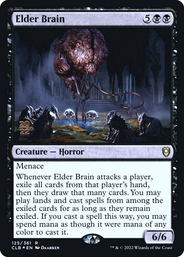 Elder Brain (PRE-125) - Battle for Baldur's Gate Promos Foil
