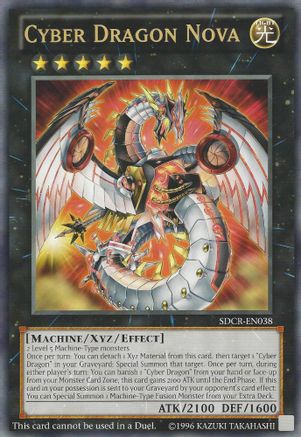 Cyber Dragon Nova (Oversized) (Machine Madness) (SDCR-EN038) - Yu-Gi-Oh! Value Boxes Limited