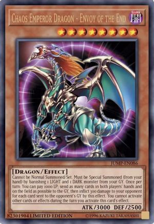 Chaos Emperor Dragon - Envoy of the End (JUMP-EN086) - Shonen Jump Magazine Promos Limited
