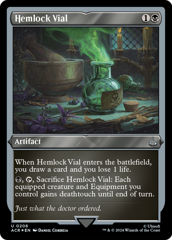 Hemlock Vial (Foil Etched) (ACR-206) - Assassin's Creed Foil