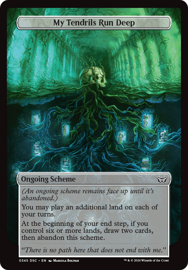 My Tendrils Run Deep (Full Art) (A:DSC-345) - Duskmourn: House of Horror Commander