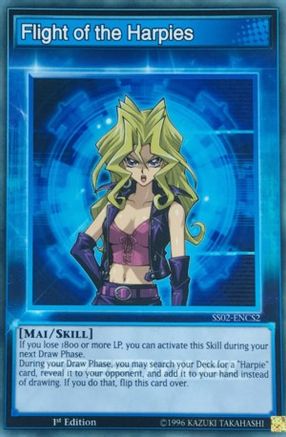 Flight of the Harpies (SS02-ENCS2) - Speed Duel Decks: Duelists of Tomorrow 1st Edition