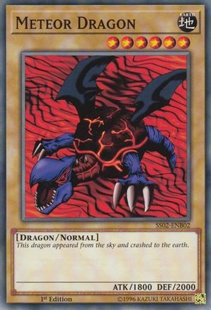 Meteor Dragon (SS02-ENB02) - Speed Duel Decks: Duelists of Tomorrow 1st Edition